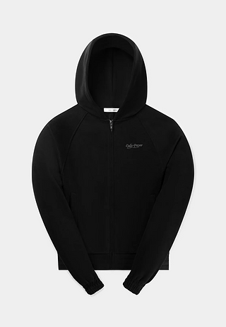 Daily Paper Njeri Oversized Zipper Hoodie Black