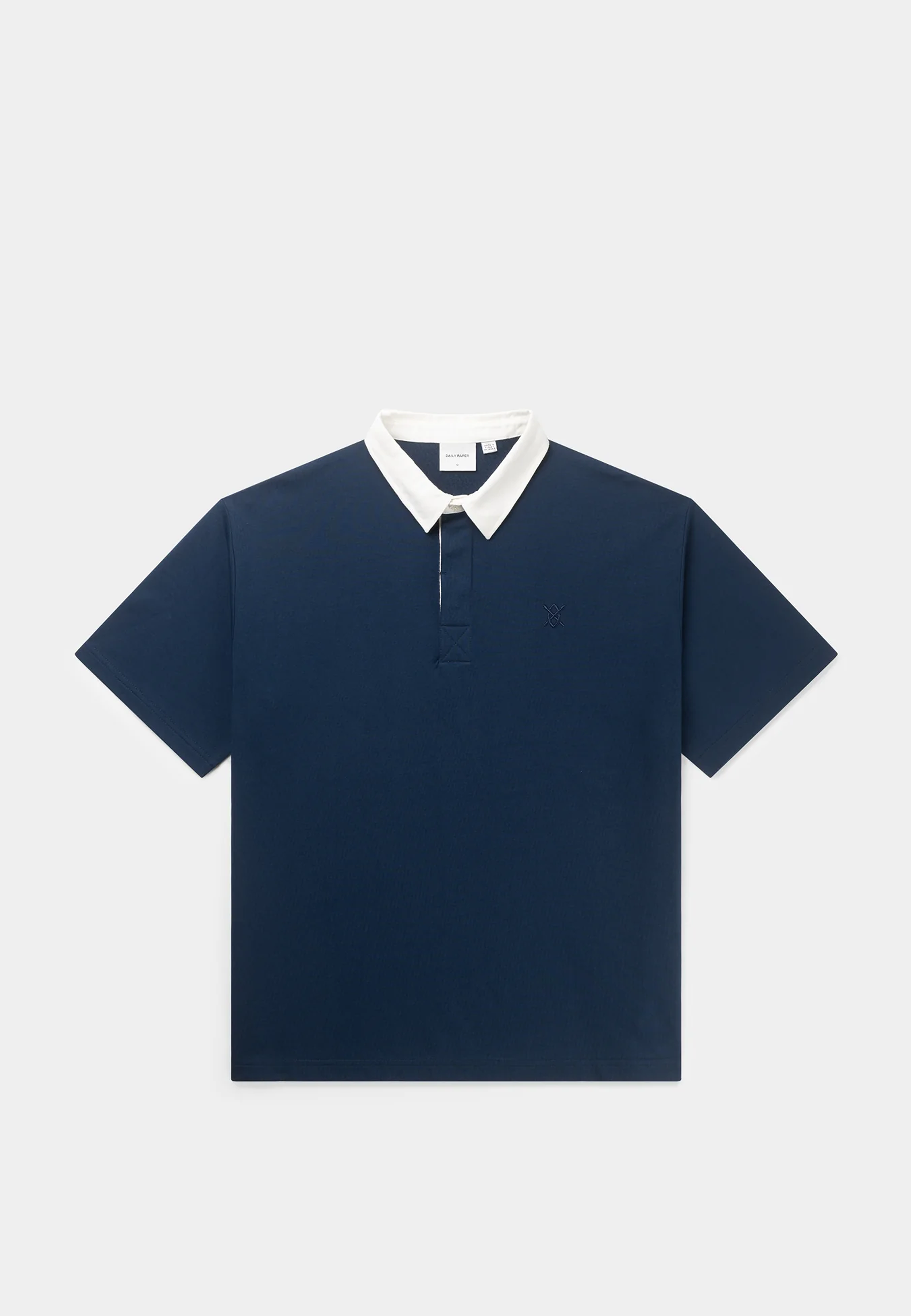 Daily Paper Shield Ss Polo T-Shirt Pageant Blue