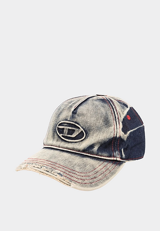 Diesel C-Seymon Hat Washed Blue
