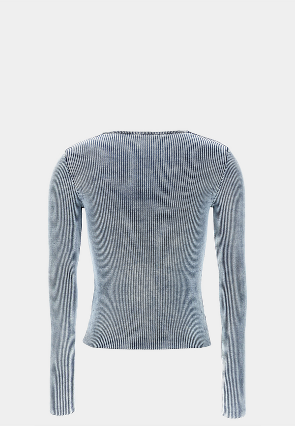 Diesel M-Teri Knitwear Longsleeve Washed Blue