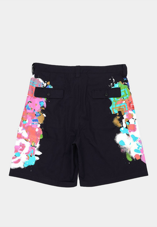 Facetasm Spraypaints Shorts Navy