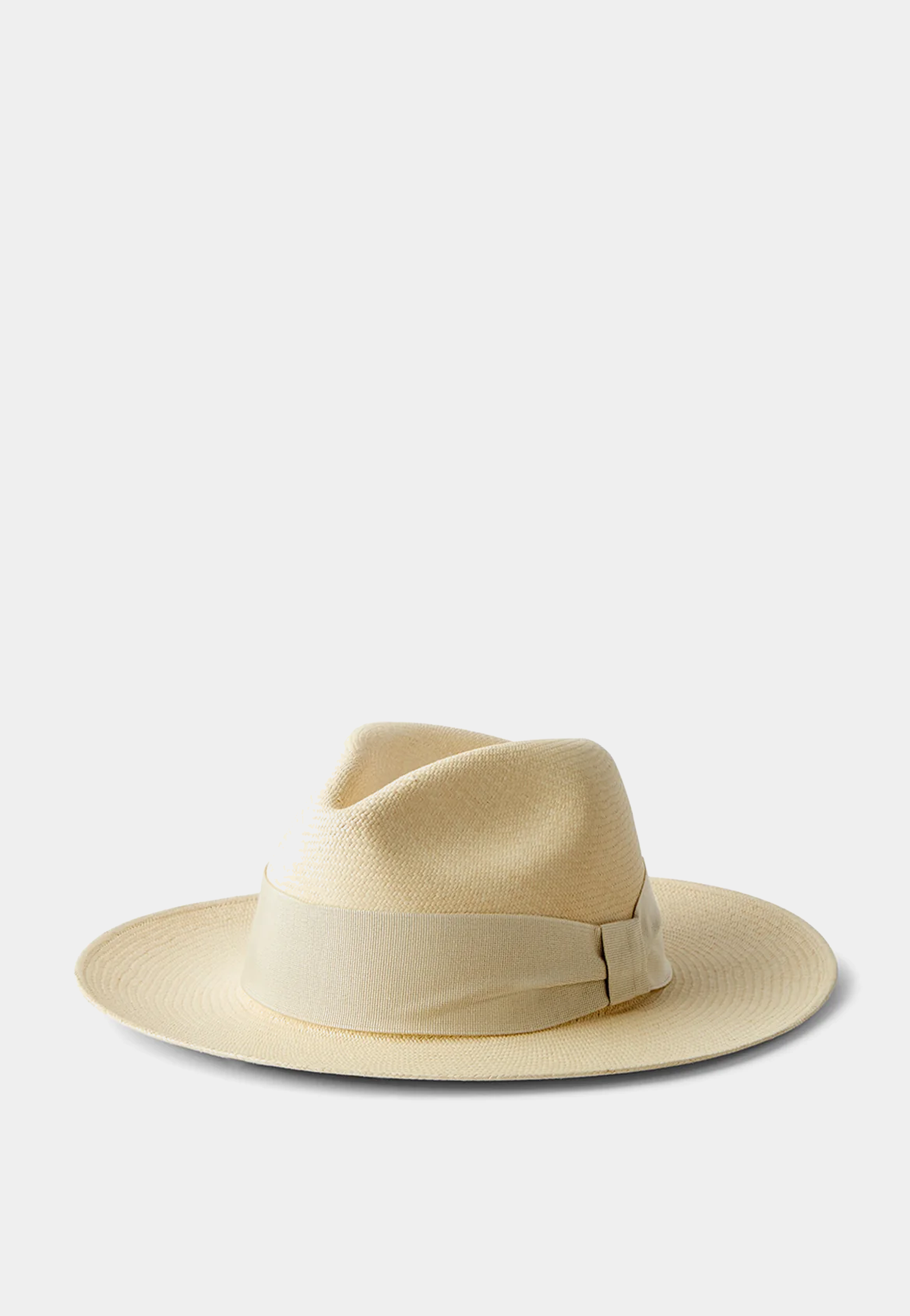 Frescobol Rafael Panama Hat Wide Ribbon Off-White