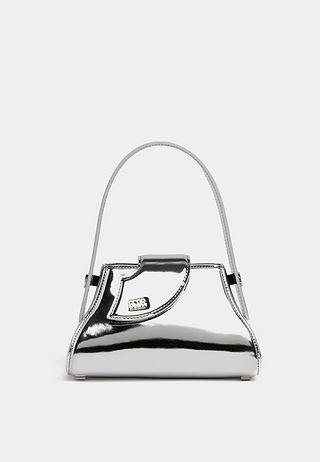 Gcds Comma Mirror Small
Handbag Silver