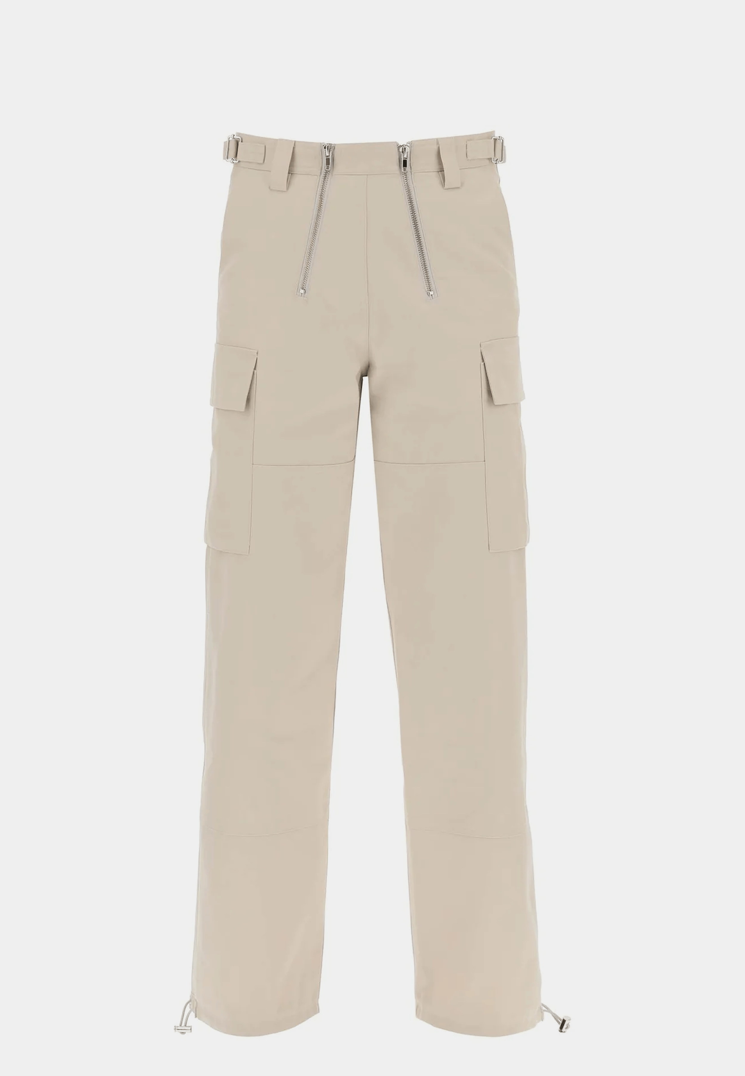 Gmbh Bekir Cargo Trouser With Double Zips Sand