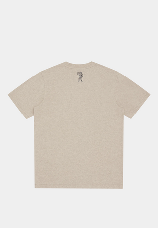 Bbc Heart & Mind Stencil Logo T-Shirt Oat