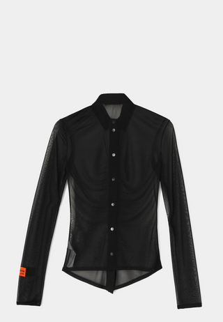 Heron Preston Georgette Shirt Black No Color