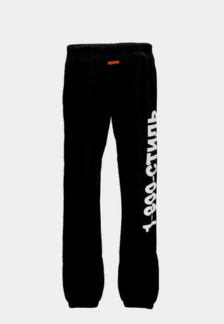 Heron Preston Real Estate Sweatpants Black White