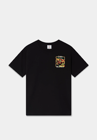 Casablanca Heat Map Classic T-Shirt Black