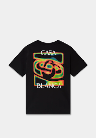 Casablanca Heat Map Classic T-Shirt Black