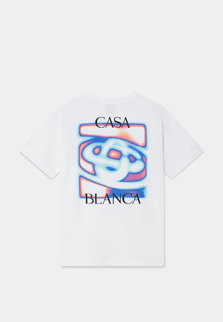 Casablanca Heat Map Classic T-Shirt White