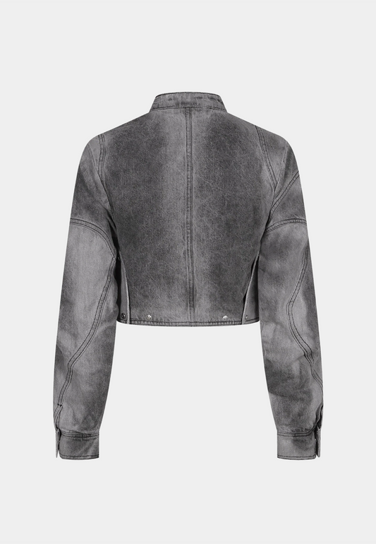 Heliot Emil Exsiccate Denim Jacket Biege