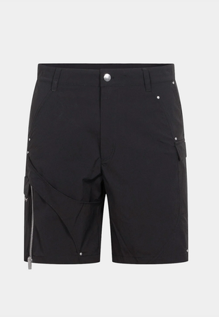 HELIOT EMIL Stagira Cargo Shorts - Black