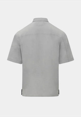 Heliot Emil S/S Nylon Shirt W. Carabiner Dark Grey