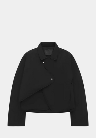 Heliot Emil Concordance Puffed Shirt Black
