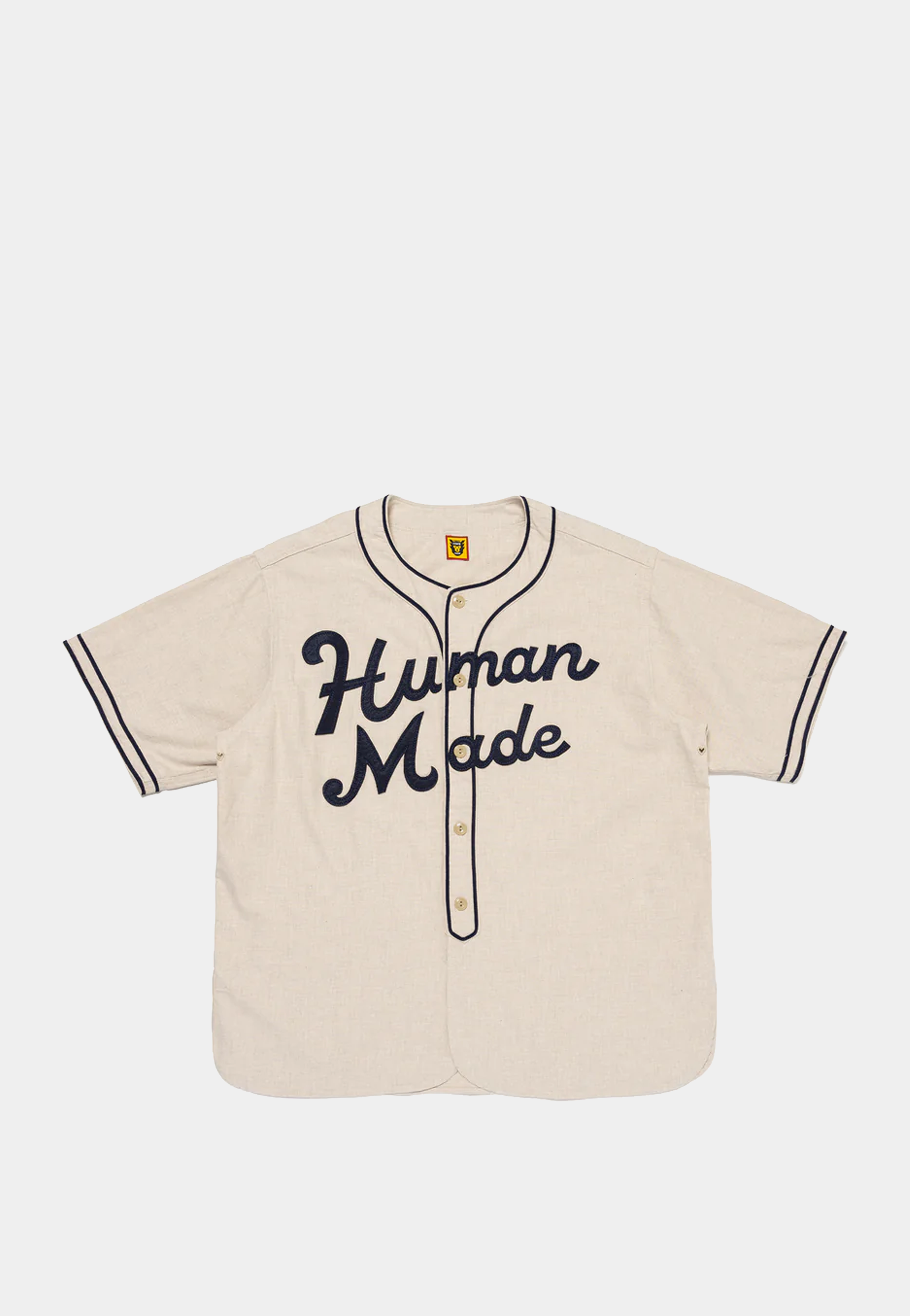 Human Made Baseball Shirt Biege