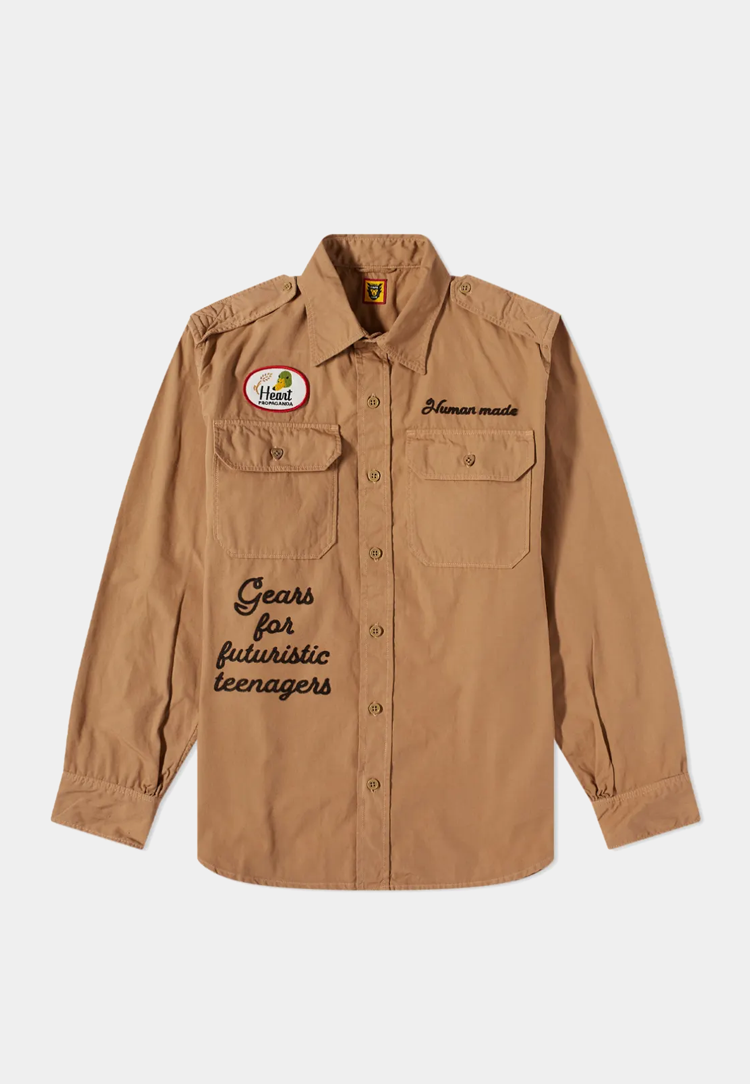 Human Made Boy Scout Shirt Beige