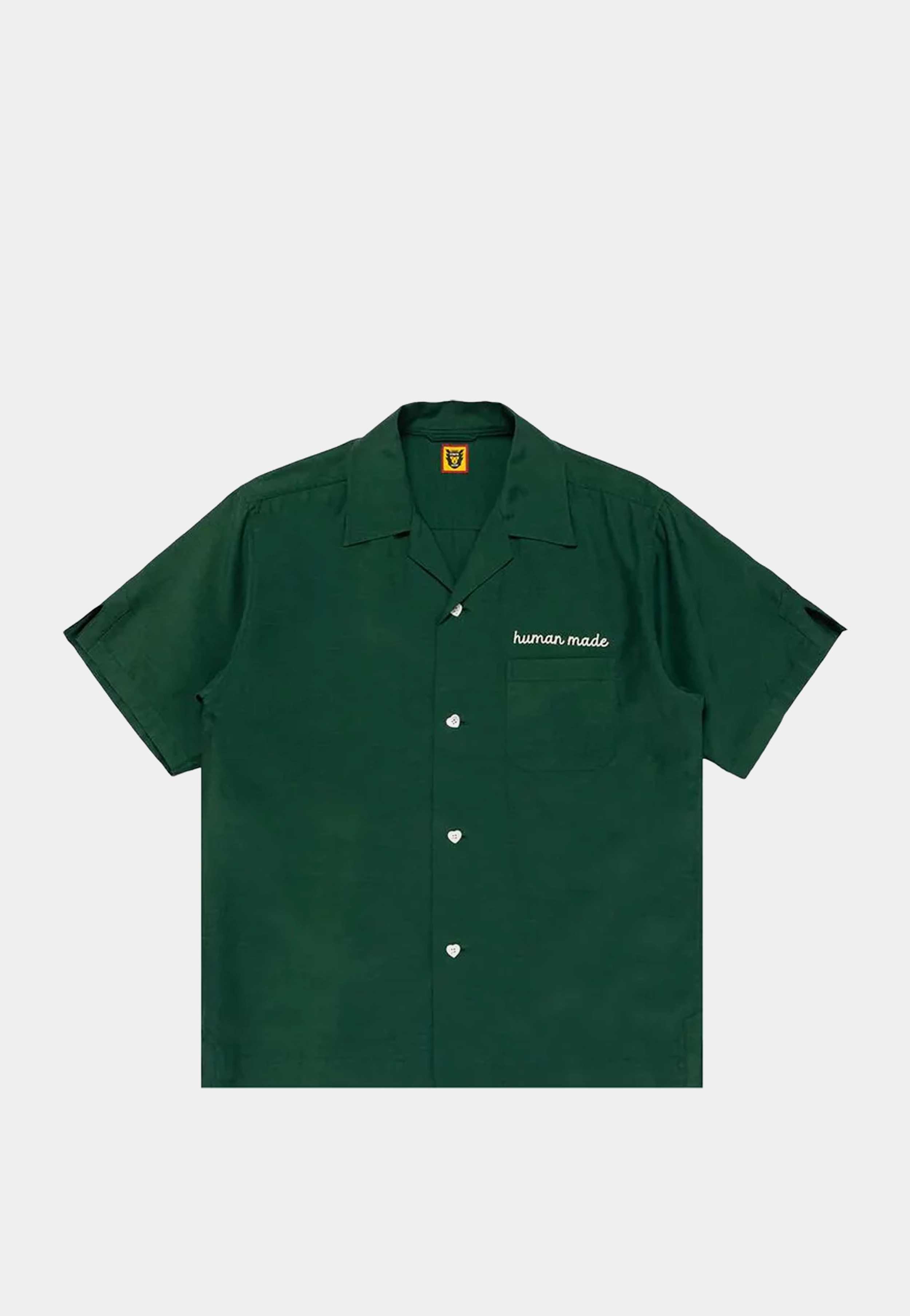 Human Made Bowling Shirt Green