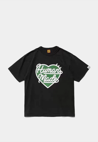 Human Made Heart Logo T-Shirt Black