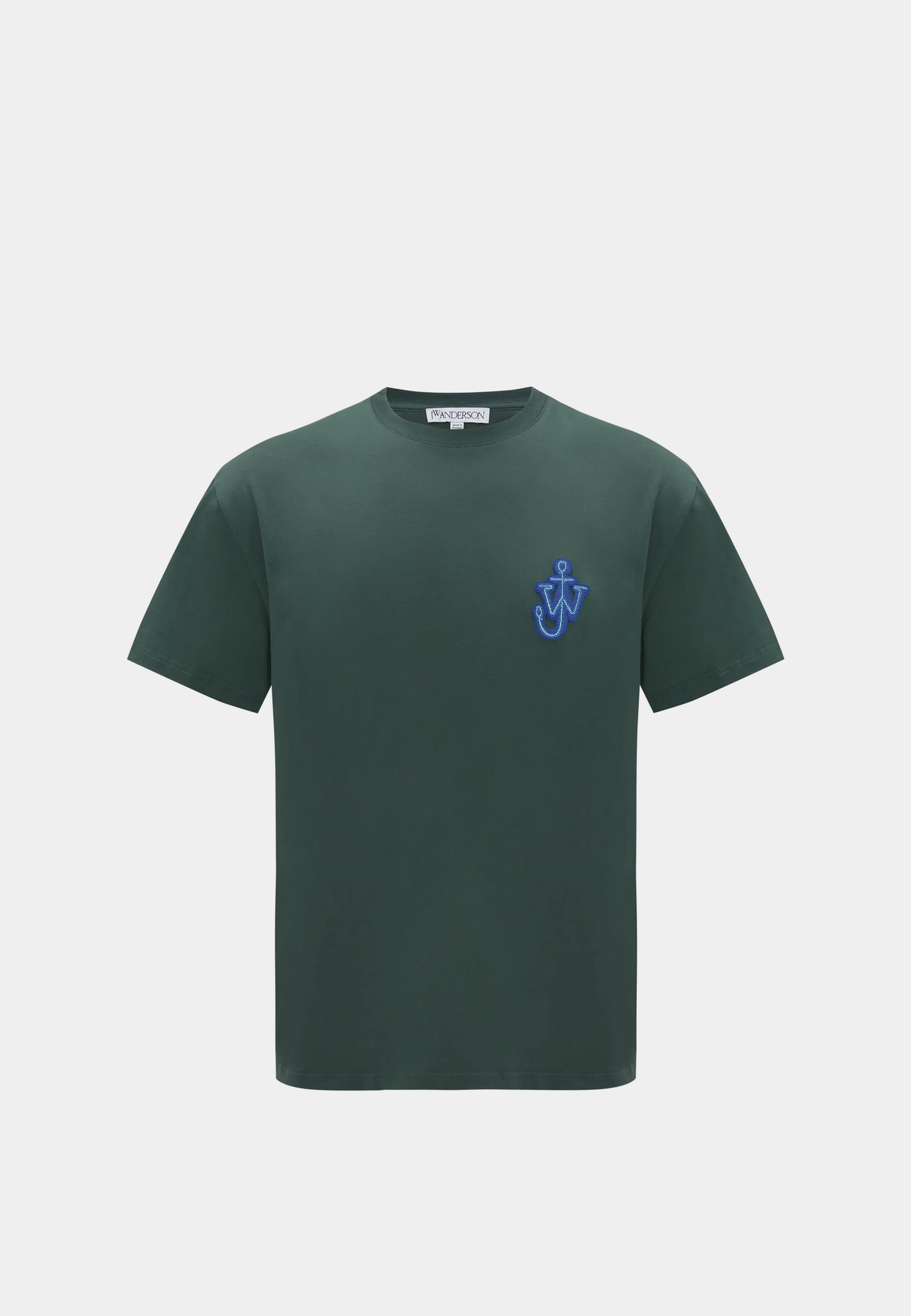 Jw Anderson Anchor Patch T-Shirt Racing Green