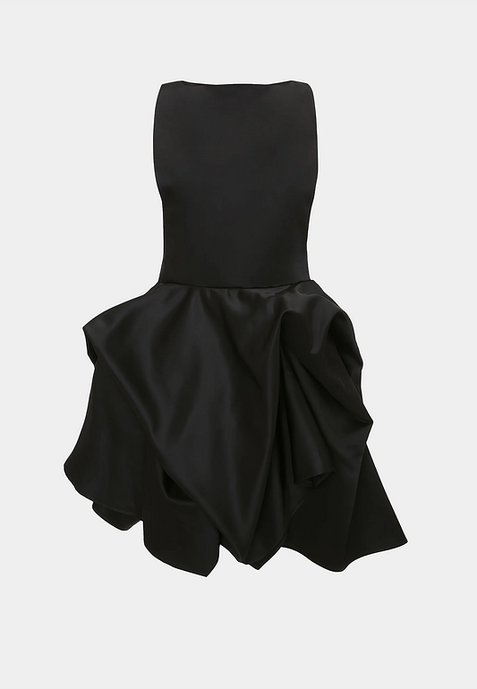 Jw Anderson Peplum Dress Black