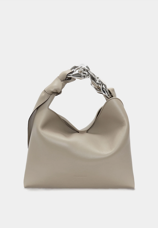 Jw Anderson Small Chain Hobo Taupe