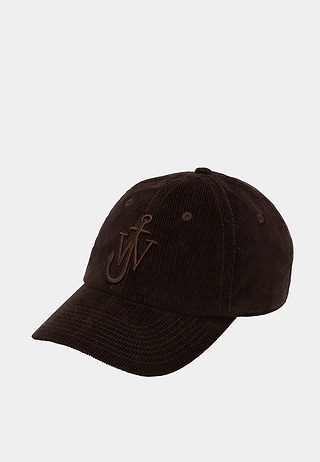 Jw Anderson Baseball Cap Dark Brown