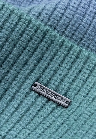 Jw Anderson Gradient Beanie Bright Olive
