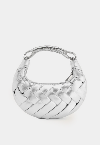 Jw Pei Orla Weave Handbag - Silver
