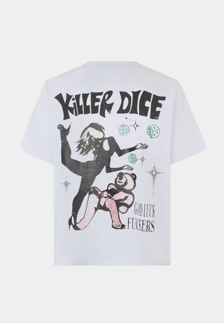 Gcds Killer Dice Oversize T-
Shirt White