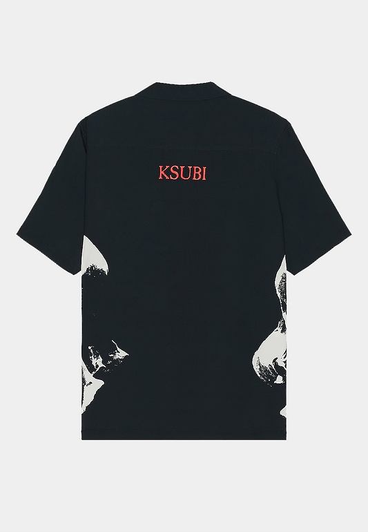 Ksubi Woven Dancers Resort Ss - Shirt Black Black