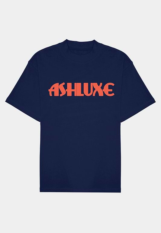 Ashluxe Neo Logo T-shirt Navy