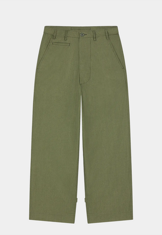 Kenzo Oversize Straight Pant 51 Dark Khaki