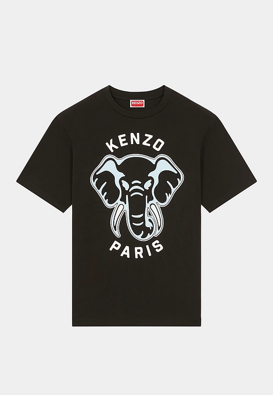 Kenzo Graphic Tee - Elephant 99J Black