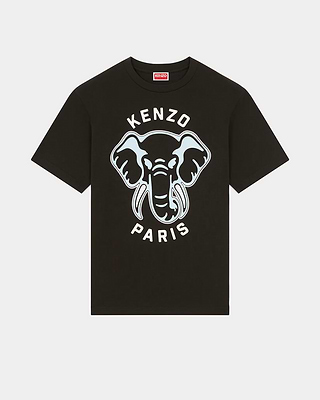 Kenzo Graphic Tee - Elephant 99J Black