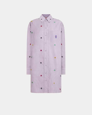 Kenzo short shirting dress Wisteria