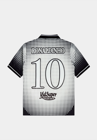 Kidsuper Studios KidSuper X Ronaldinho Soccer Jersey Black/white