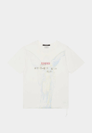 Ksubi sinners kash ss tee vintage white White