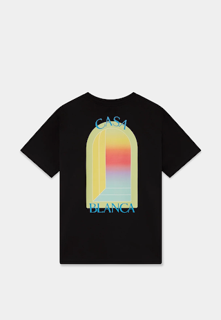 Casablanca L'Arche Classic T-Shirt Black