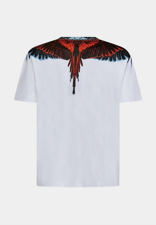 Marcelo Burlon Icon Wings Regular T-Shirt White Red White Red