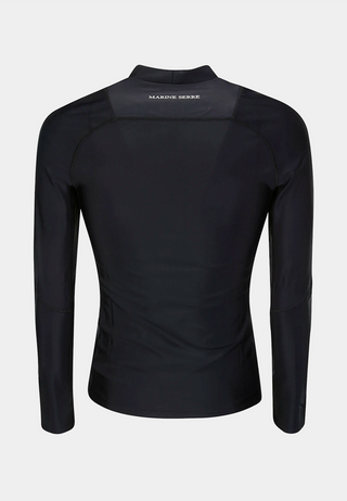 MARINE SERRE Active Jersey Second Skin Top - Black