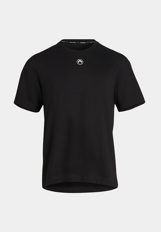 MARINE SERRE Organic Cotton T-Shirt - Black