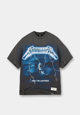 Represent Metallica Ride The
Lightning Ss T-Shirt Vintage
Grey