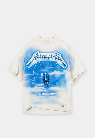 Represent Metallica Ride The
Lightning Ss T-Shirt Flat White