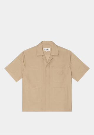 Maison Margiela Short-Sleeved Shirt Beige
