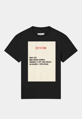 Maison Margiela Invitation T-Shirt Black
