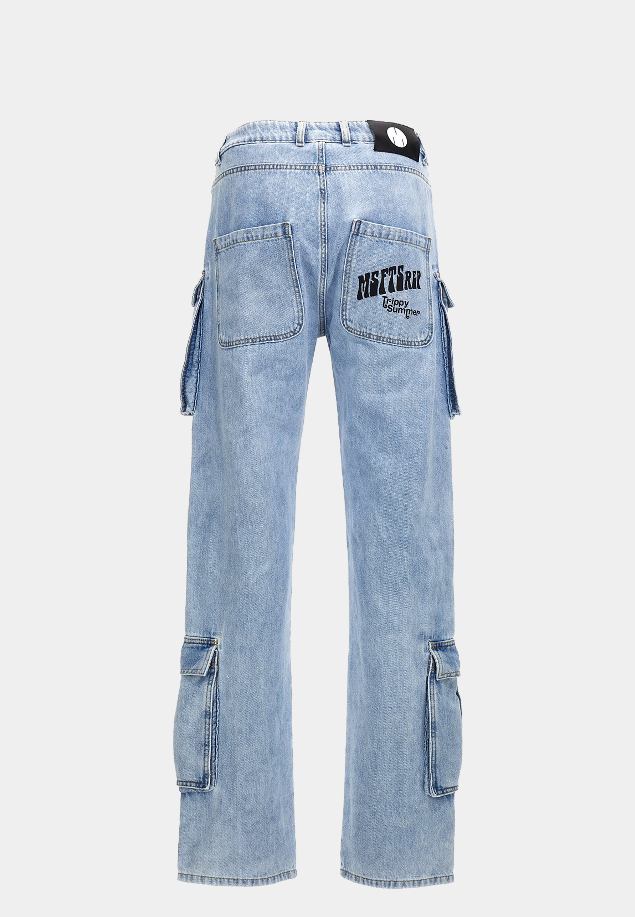 Msftrep Trippy Summer Cargo Denim Stone Blue