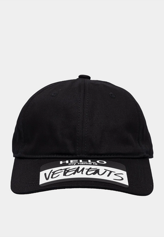 Vetements Blackout Logo Cap Blackout