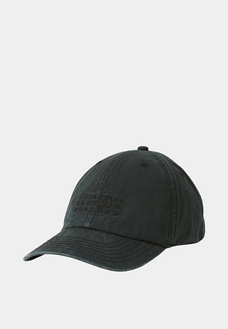 Maison Margiela Men'S Washed Cap Black