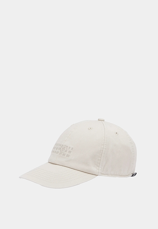 Maison Margiela Number Logo Cap Ivory
