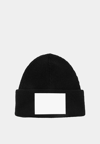 Maison Margiela Numeric Signature Beanie Black